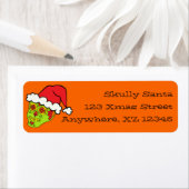 Santa Sugar Skull Etiket (Insitu)