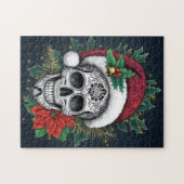 Santa Sugar Skull Legpuzzel (Horizontaal)
