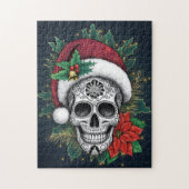 Santa Sugar Skull Legpuzzel (Verticaal)
