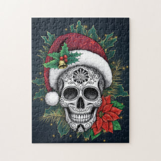 Santa Sugar Skull Legpuzzel