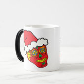 Santa Sugar Skull Magische Mok (Voorkant links)