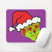 Santa Sugar Skull Muismat (Met muis)
