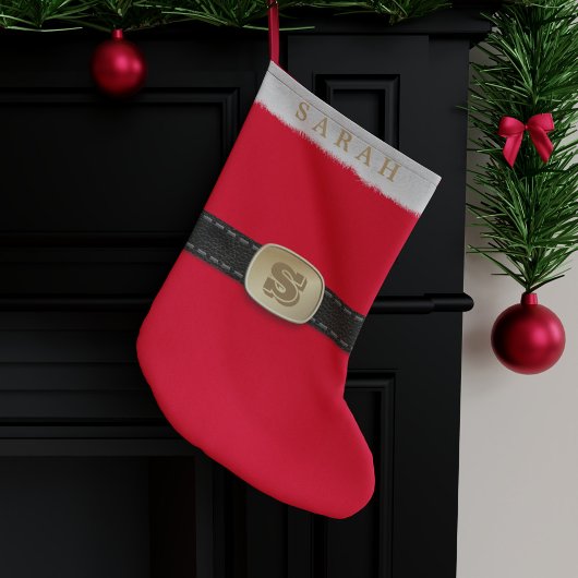 Santa Suit Belly Belt Red Kinder Kerstkous Kleine Kerstsok