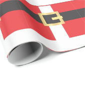 Santa Suit Cadeaupapier (Rol Hoek)