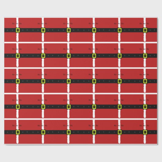 Santa Suit Cadeaupapier (Vlak)