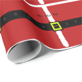 Santa Suit Cadeaupapier (Rol Hoek)
