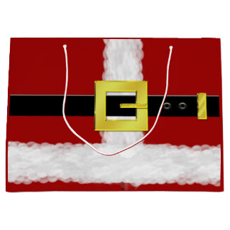 Santa Suit Cadeautas - Groot, glanzend