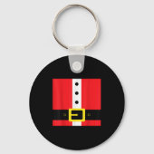 Santa Suit Christmas Funny Cute  Sleutelhanger (Voorkant)