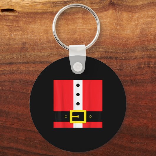 Santa Suit Christmas Funny Cute  Sleutelhanger (Voorkant)
