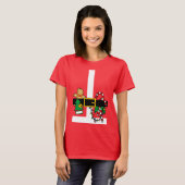 Santa Suit Costume Funny Kerstmis T-shirt (Voorkant volledig)
