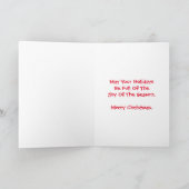 Santa Suit Ho Ho Ho Kerst Feestdagen Kaart (Binnen)