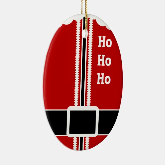 Santa Suit Keramisch Ornament (Rechts)