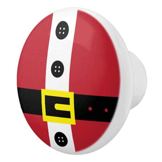 Santa Suit Keramische Knop (Rechts)