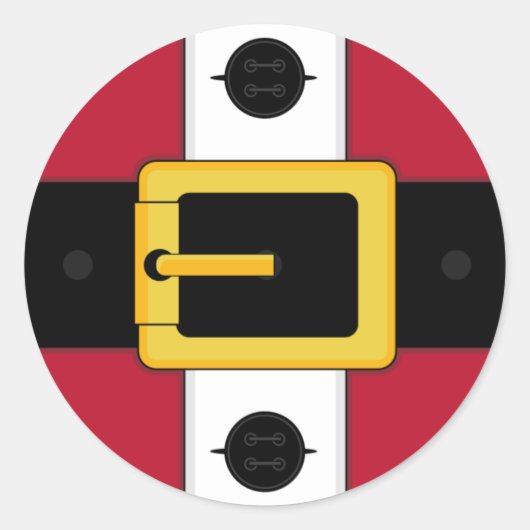 Santa Suit Kerst sticker Sheet (Voorkant)