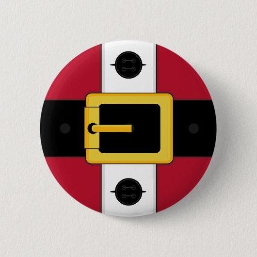 Santa Suit kerstButton Badge Ronde Button 5,7 Cm (Voorkant)