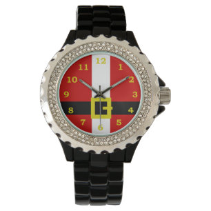 Santa Suit Kerstmis Horloge