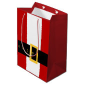 Santa Suit met Kerstmis Med GB Medium Cadeauzakje (Achterkant Gekanteld)