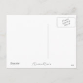 Santa Suit op Clothesline Christmas Briefkaart (Achterkant)