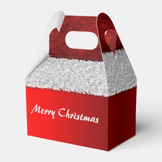 Santa Suit Red Kerstmis Bedankdoosjes (Voorkant Zijde)