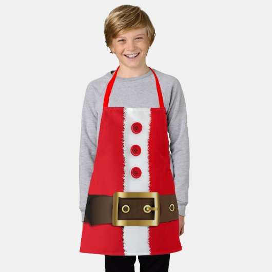Santa Suit Schort (Gedragen)