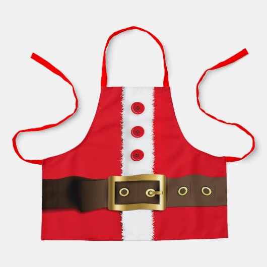 Santa Suit Schort (Voorkant)