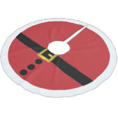Santa Suit Tree Skirt Kerstboom Rok (Gekanteld)