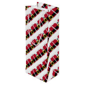 Santa Suit Wijn Cadeautas (Achterkant Gekanteld)