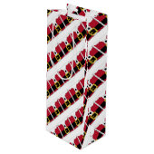 Santa Suit Wijn Cadeautas (Voorkant Gekanteld)