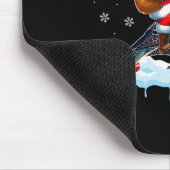 Santa Sungles Riding Reindeer Starling Bird Enthus Muismat (Hoek)