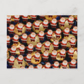 Santa Super  dancing Feestdagenkaart (Voorkant)