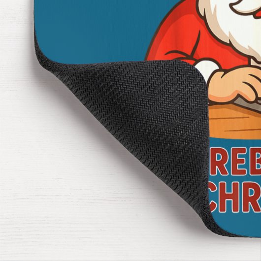 Santa Support s Rebooting Humor Tech Computer Joke Muismat (Hoek)