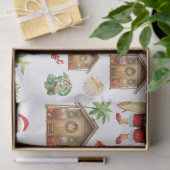 Santa Surf Shack Hawaii – “Mele Kalikimaka!” Tissuepapier (Geschenk)