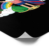 Santa Surfing Christmas In July Summer Tropical Be Poster (Hoek)