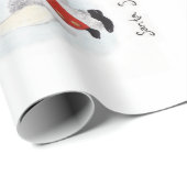 Santa Swan Gift Wrap Cadeaupapier (Rol Hoek)