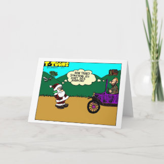 Santa T Feestdagen Kaart