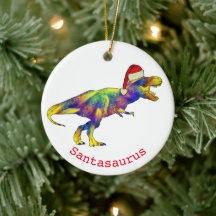 Santa T. rex Funny Dinosaur