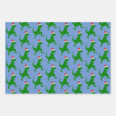 Santa T-Rex Inpakpapier Vel (Voorkant 2)