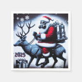 Santa T-Shirt Servet (Voorkant)