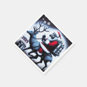 Santa T-Shirt Servet (Hoek)