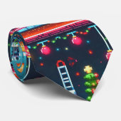 Santa T-Shirt Stropdas (Opgerold)