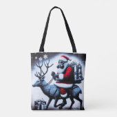 Santa T-Shirt Tote Bag (Achterkant)