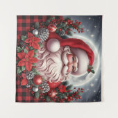Santa Tapestry Wandkleed (Voorkant (horizontaal))