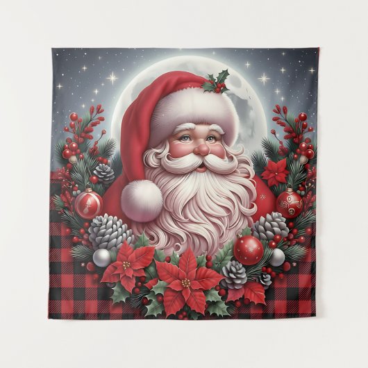 Santa Tapestry Wandkleed (Voorkant)