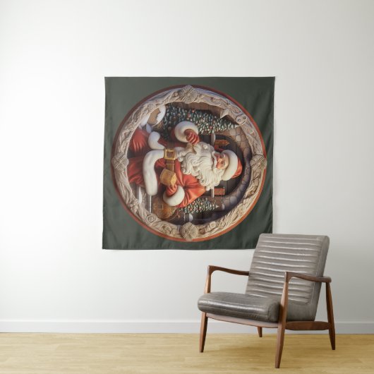 Santa Tapestry Wandkleed (In Situ (horizontaal))