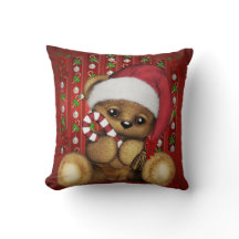 Santa Teddy Bear met snoepriet