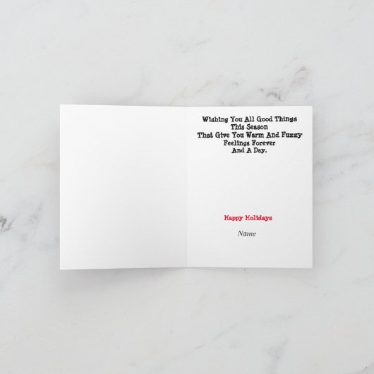 Santa Teddy Bear met Stethoscoop-kerstkaart Kaart (Binnen)