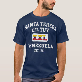 Santa Teresa del Tuy Venezuela XXL Atletisch ontwe T-shirt