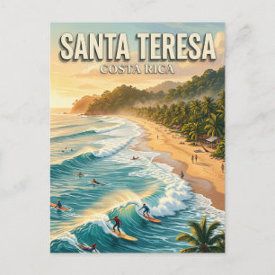 Santa Teresa-strand Costa Rica Briefkaart