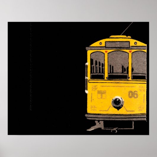 Santa Teresa tram Poster (Voorkant)