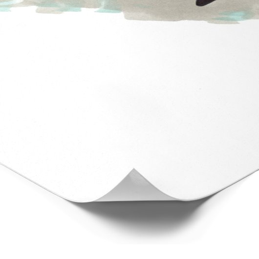 Santa Test matte poster (Hoek)